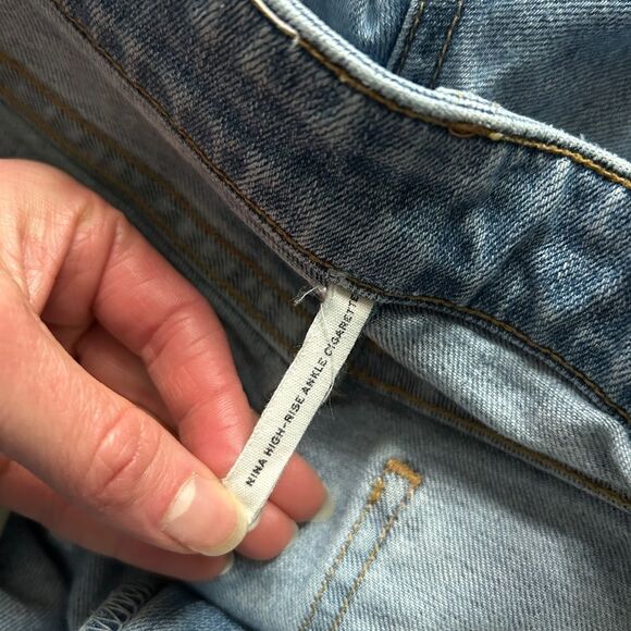Rag & Bone Nina High Rise Ankle Cigarette Jeans Size 24 - Picture 7 of 8